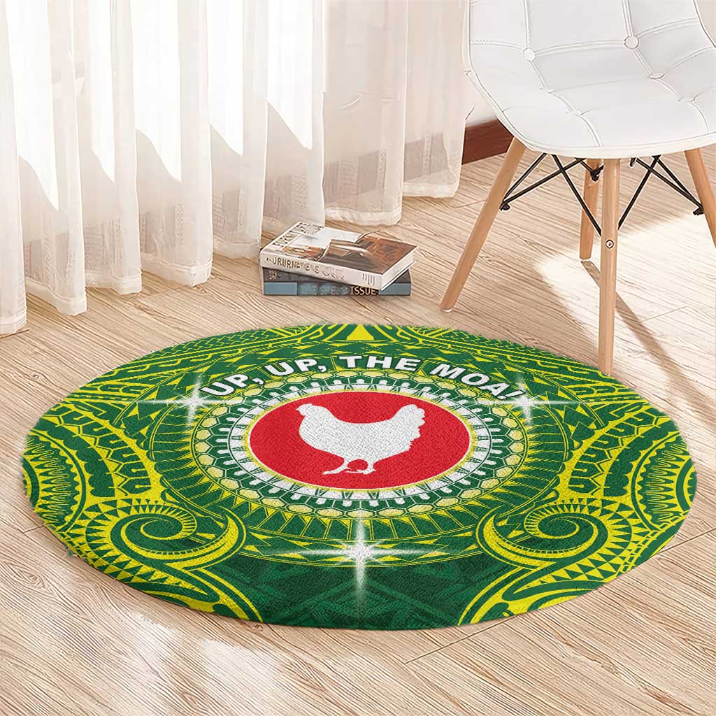 American Samoa Manua Cession Day Round Carpet Up Up The Moa