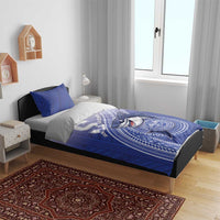 Samoana High School Bedding Set Polynesian Tribal Shark