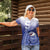 Personalized Samoana High School Women Polo Shirt Polynesian Tribal Shark