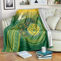 Leone High School Blanket Leone Lion LT05 Green - Polynesian Pride