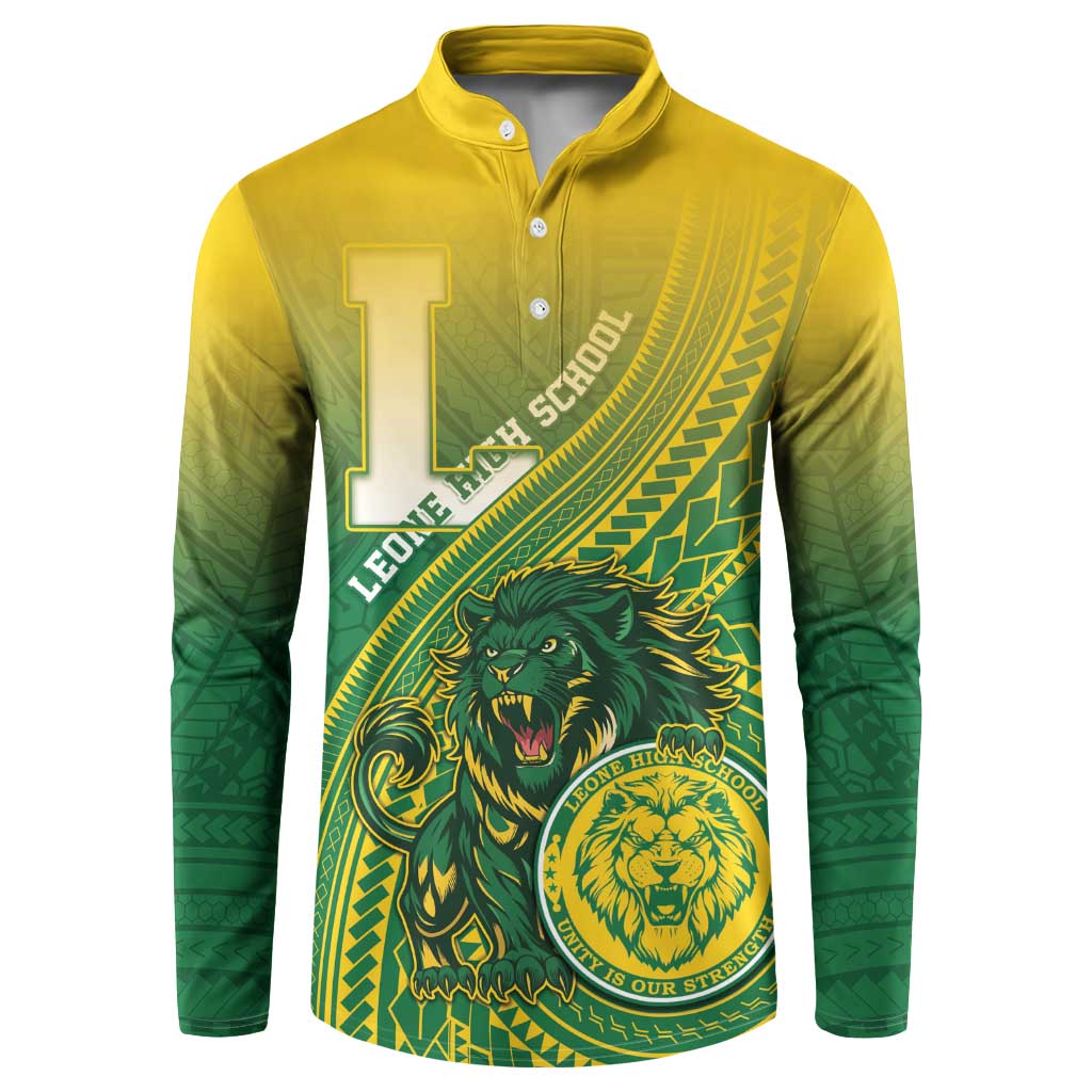 Personalized Leone High School Button Sweatshirt Leone Lion