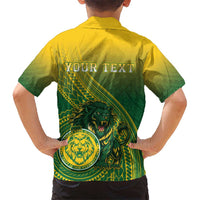 Personalized Leone High School Kid Hawaiian Shirt Leone Lion