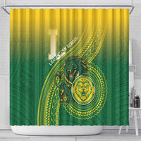 Leone High School Shower Curtain Leone Lion LT05 - Polynesian Pride