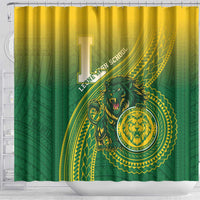 Leone High School Shower Curtain Leone Lion LT05 - Polynesian Pride