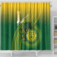 Leone High School Shower Curtain Leone Lion LT05 - Polynesian Pride