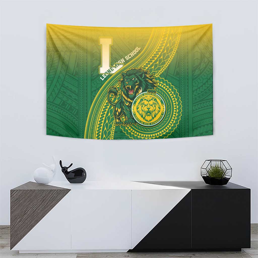 Leone High School Tapestry Leone Lion