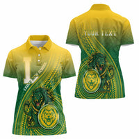 Personalized Leone High School Women Polo Shirt Leone Lion LT05 - Polynesian Pride