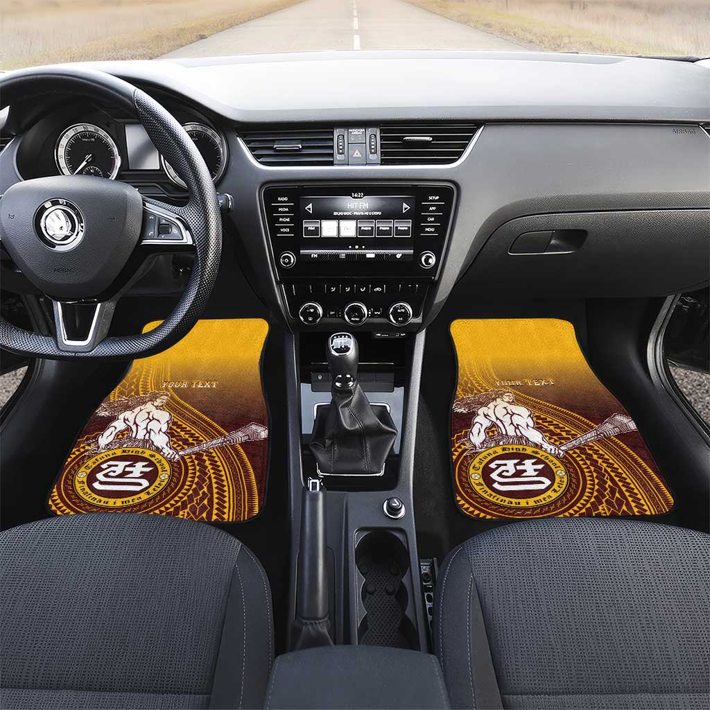 Tafuna High School Car Mats Polynesian Warrior