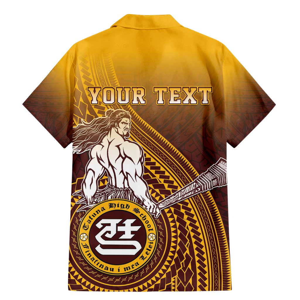 Personalized Tafuna High School Family Matching Mermaid Dress and Hawaiian Shirt Polynesian Warrior LT05 - Polynesian Pride