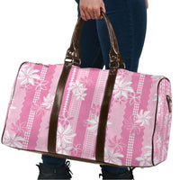Hawaii Kakau Tribal Travel Bag With Pink Tiare LT05 - Polynesian Pride