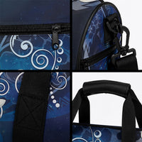 Hawaii Honu Duffle Bag Polynesian Curves Plumeria