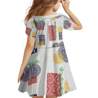 Vintage Lapita Family Matching Long Sleeve Bodycon Dress and Hawaiian Shirt Iconic Double Face Pattern LT05 - Polynesian Pride