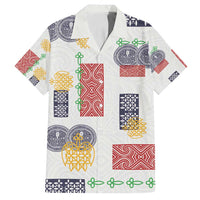 Vintage Lapita Family Matching Puletasi and Hawaiian Shirt Iconic Double Face Pattern