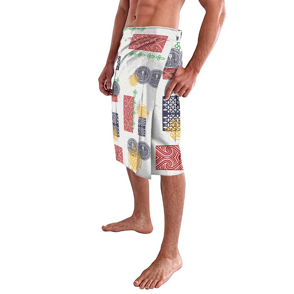 Vintage Lapita Lavalava Iconic Double Face Pattern