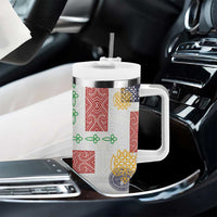 Vintage Lapita Tumbler With Handle Iconic Double Face Pattern