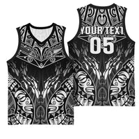 Custom New Zealand Fishing Basketball Jersey Aotearoa Maori Koru LT05 - Polynesian Pride