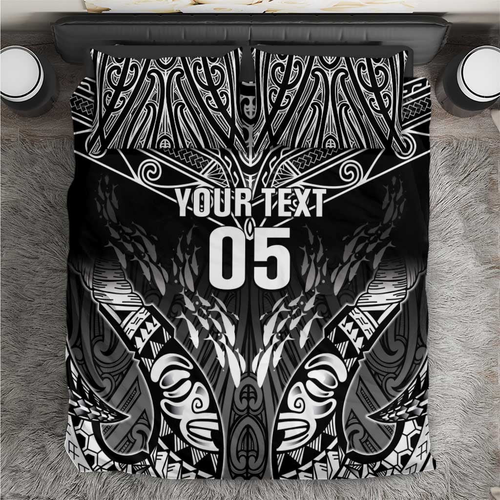 Custom New Zealand Fishing Bedding Set Aotearoa Maori Koru - Polynesian Pride