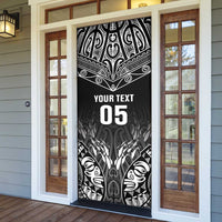 Custom New Zealand Fishing Door Cover - Aotearoa Maori Koru LT05 - Polynesian Pride