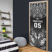 Custom New Zealand Fishing Door Cover - Aotearoa Maori Koru LT05 - Polynesian Pride