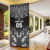 Custom New Zealand Fishing Door Cover - Aotearoa Maori Koru LT05 - Polynesian Pride