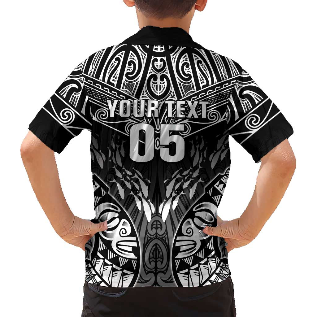Custom New Zealand Fishing Family Matching Summer Maxi Dress and Hawaiian Shirt Aotearoa Maori Koru LT05 - Polynesian Pride