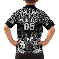 Custom New Zealand Fishing Family Matching Summer Maxi Dress and Hawaiian Shirt Aotearoa Maori Koru LT05 - Polynesian Pride