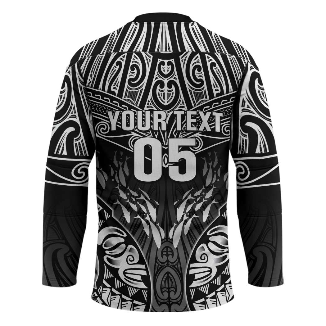 Custom New Zealand Fishing Hockey Jersey Aotearoa Maori Koru LT05 - Polynesian Pride