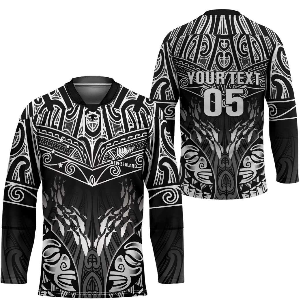 Custom New Zealand Fishing Hockey Jersey Aotearoa Maori Koru LT05 - Polynesian Pride
