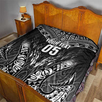 Custom New Zealand Fishing Quilt Aotearoa Maori Koru LT05 - Polynesian Pride