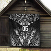 Custom New Zealand Fishing Quilt Aotearoa Maori Koru LT05 - Polynesian Pride