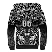 Custom New Zealand Fishing Sherpa Hoodie Aotearoa Maori Koru LT05 - Polynesian Pride