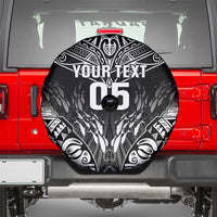 Custom New Zealand Fishing Spare Tire Cover Aotearoa Maori Koru LT05 - Polynesian Pride