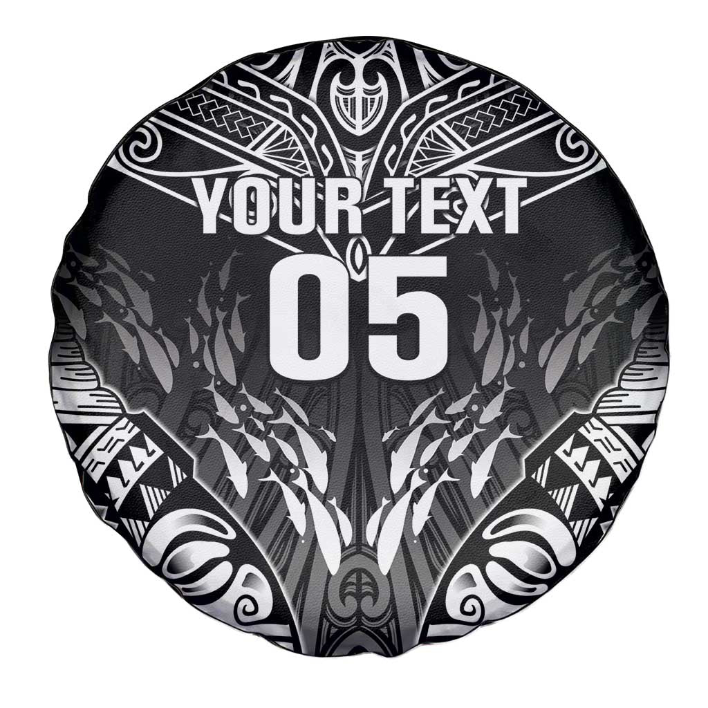 Custom New Zealand Fishing Spare Tire Cover Aotearoa Maori Koru LT05 - Polynesian Pride