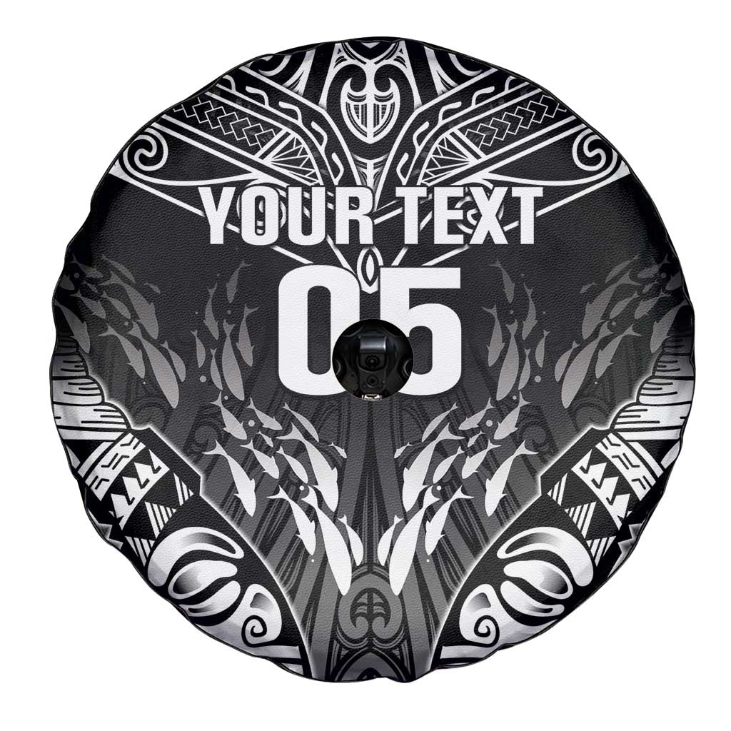 Custom New Zealand Fishing Spare Tire Cover Aotearoa Maori Koru LT05 - Polynesian Pride