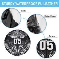 Custom New Zealand Fishing Spare Tire Cover Aotearoa Maori Koru LT05 - Polynesian Pride