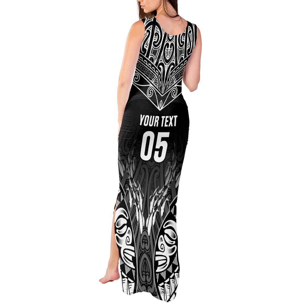 Custom New Zealand Fishing Tank Maxi Dress Aotearoa Maori Koru LT05 - Polynesian Pride