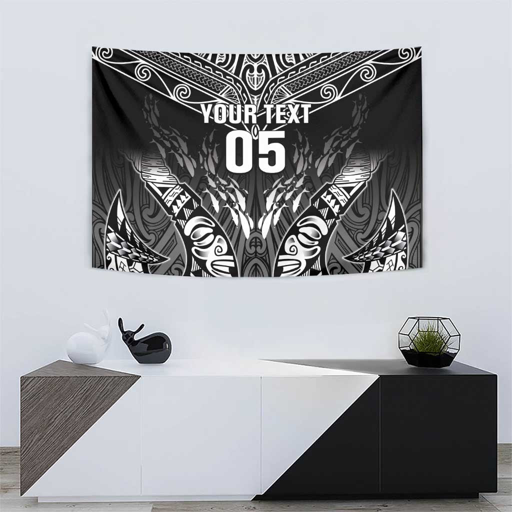 Custom New Zealand Fishing Tapestry Aotearoa Maori Koru - Polynesian Pride