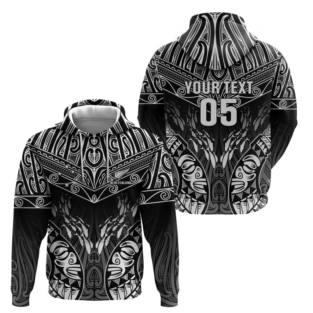 Custom New Zealand Fishing Zip Hoodie Aotearoa Maori Koru LT05 - Polynesian Pride