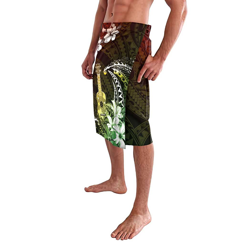 Hawaii Ukulele Lavalava Polynesian Pattern Mix Hibiscus Reggae Version LT05