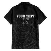 Custom New Zealand Marathon Family Matching Long Sleeve Bodycon Dress and Hawaiian Shirt Maori Style LT05 - Polynesian Pride