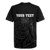 Custom New Zealand Marathon Rugby Jersey Maori Style