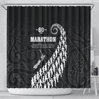 New Zealand Marathon Shower Curtain Maori Style LT05 - Polynesian Pride