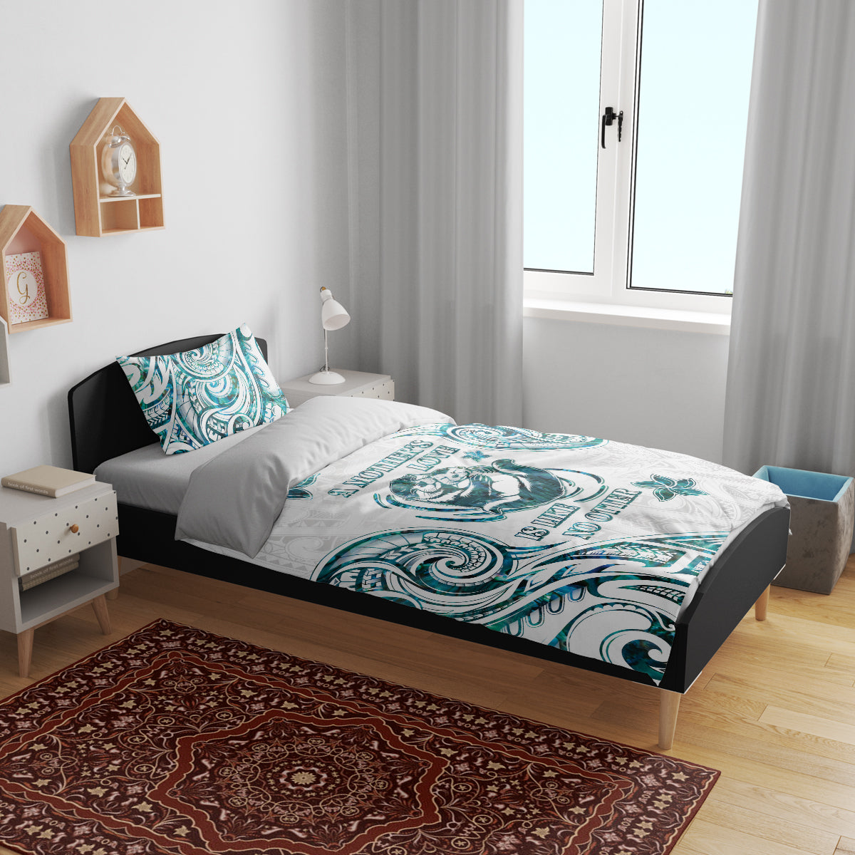 New Zealand Aotearoa Hari Ra Mama Bedding Set A Mother's Love Is Like No Otter