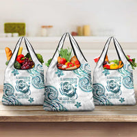 New Zealand Aotearoa Hari Ra Mama Grocery Bag A Mother's Love Is Like No Otter LT05 3-pack One Size White - Polynesian Pride
