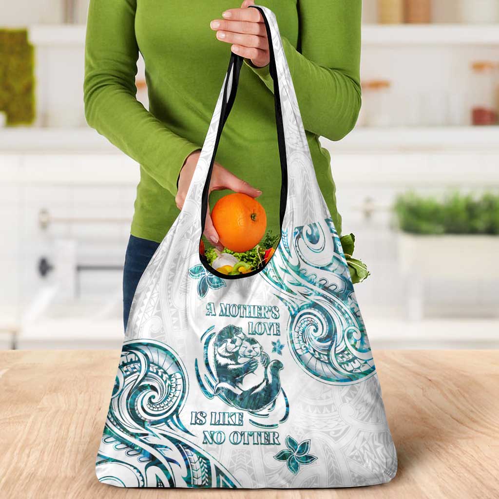New Zealand Aotearoa Hari Ra Mama Grocery Bag A Mother's Love Is Like No Otter LT05 - Polynesian Pride