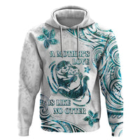 New Zealand Aotearoa Hari Ra Mama Hoodie A Mother's Love Is Like No Otter LT05 Pullover Hoodie White - Polynesian Pride