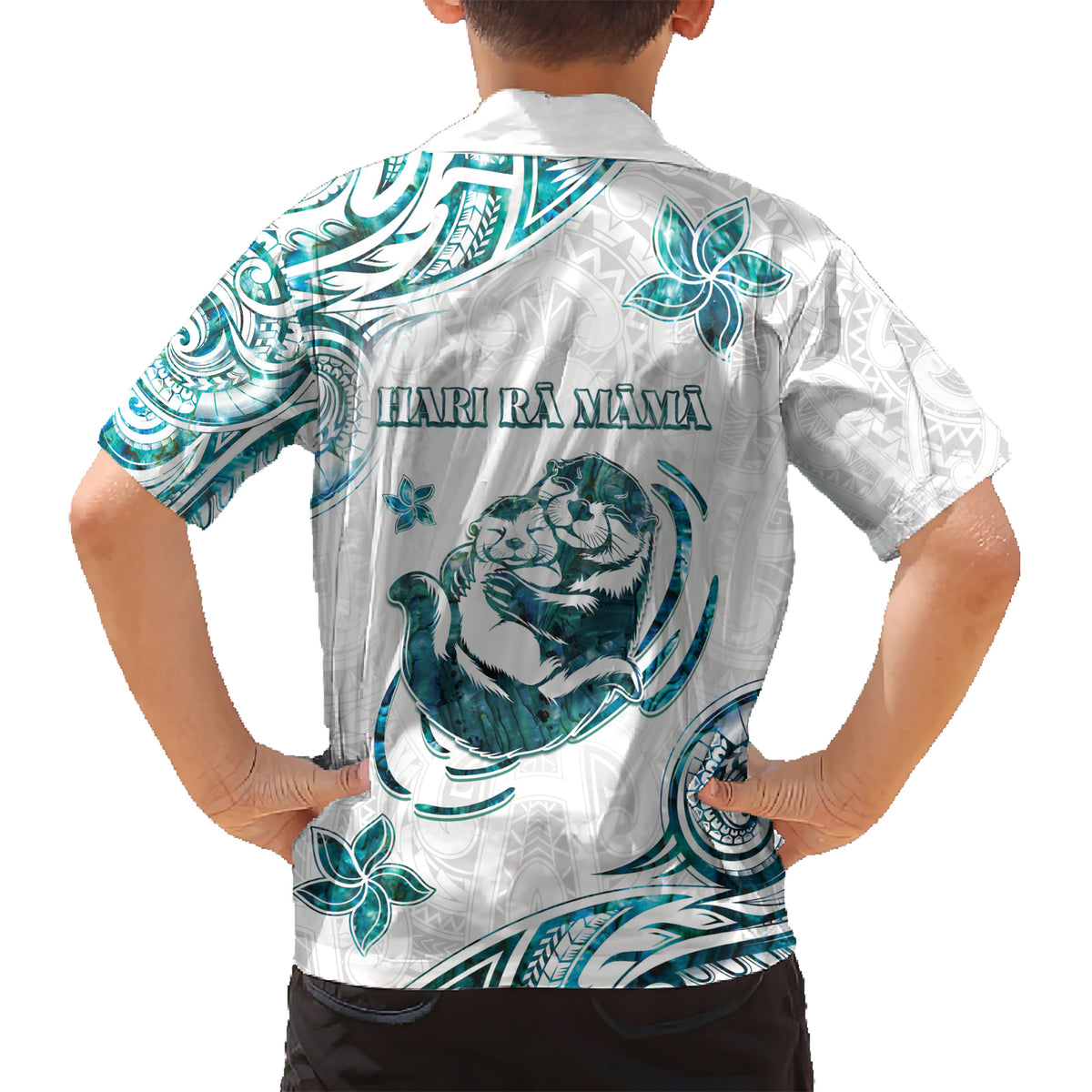 New Zealand Aotearoa Hari Ra Mama Kid Hawaiian Shirt A Mother's Love Is Like No Otter LT05 - Polynesian Pride