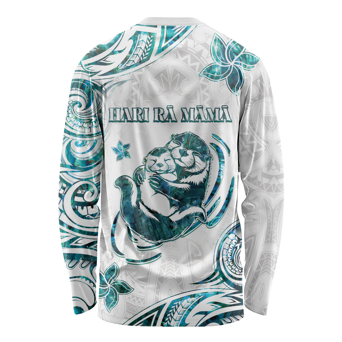 New Zealand Aotearoa Hari Ra Mama Long Sleeve Shirt A Mother's Love Is Like No Otter LT05 - Polynesian Pride
