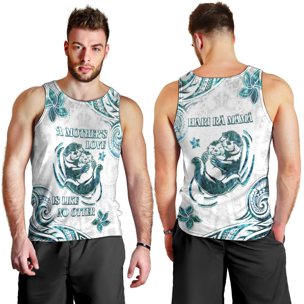 New Zealand Aotearoa Hari Ra Mama Men Tank Top A Mother's Love Is Like No Otter LT05 - Polynesian Pride