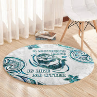 New Zealand Aotearoa Hari Ra Mama Round Carpet A Mother's Love Is Like No Otter LT05 - Polynesian Pride